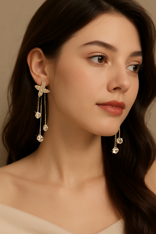 Korean silver Star Earring